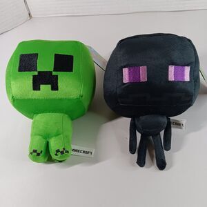 Minecraft Lot Creeper Enderman Plush Toy Factory 2025 Video Game NWT 7" Inch